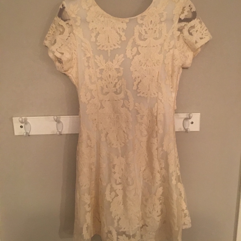 Lacy Scoop-back Dress